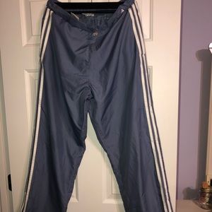 Vintage pastel blue adidas pants
